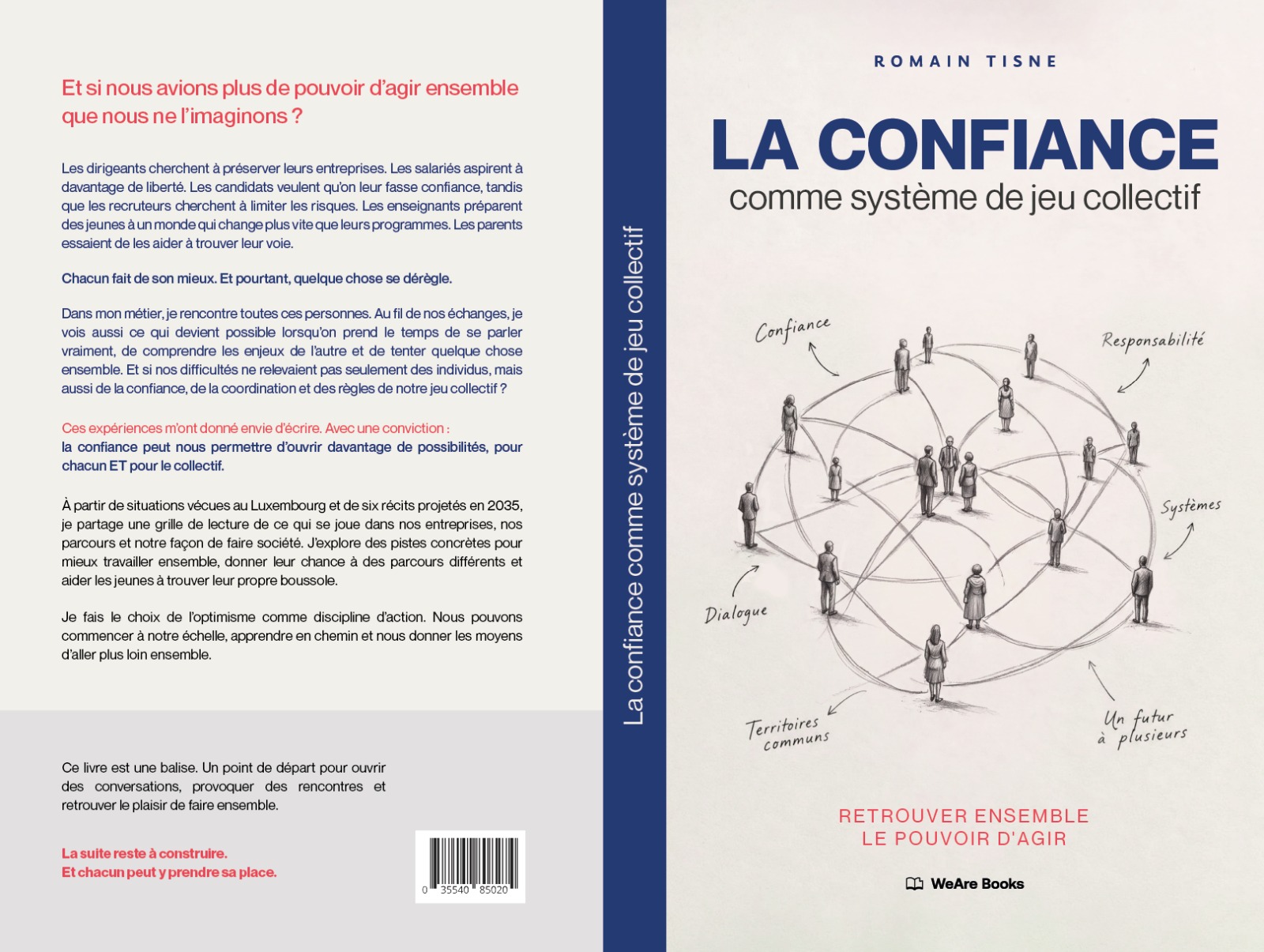 Couverture du livre La confiance comme système de jeu collectif, de Romain TISNE